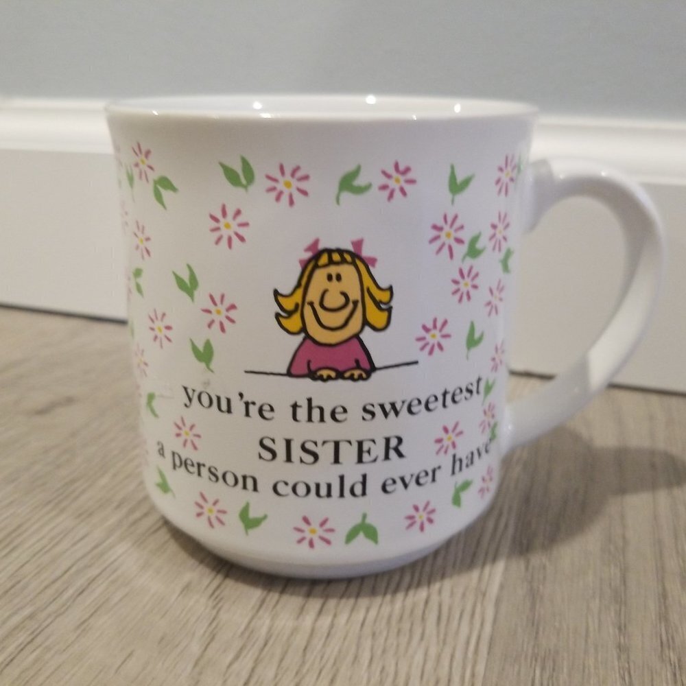 Funny SISTER MUG Vintage - MOM MADE ME SAY IT